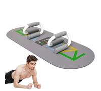Pushup Bar - S asas de flexión para entrenamiento de la espalda, barras ergonómicas | Equipo de gimnasio doméstico portátil profesional con alfombrilla antideslizante para entrenamiento