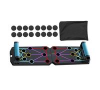 Pushup Board, Multifunctional Exercise System, Foldable Chest Muscle Trainer, Portable Fitness Handles Strength Training Tool for Home, Gym, Camping, Travel, Backpack, Outdoor