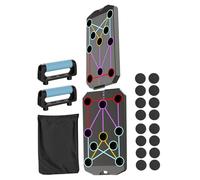 Pushup Board, Multifunctional Fitness Boards System, Chest Muscle Exercise Equipment, Foldable Portable Pushup Workout Handles for Men and Women, Indoor & Outdoor