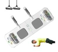 Pushup Board - Pilates Reformador | Ab Ejercise Board | Fitness Board With Resistance Bands Pilates Reformando Máquina de Ejercicio sin Tirantes Para Workout Pilates With Tensile Rope & Timer