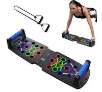 Pushup Board with Automatic Counter, Multifunctional non-lip Ejercise Equipment for Home Workouts, Muscle Training Tool, Durable ABS Construction, Portable Design, 62 x 18,5 x 10,5 cm