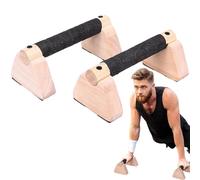 Pushup Grips - 2X Fitness Parallettes Bars | Push Up Bars Stand | Portable Equipment With Non-Slip Ergonomic Grips | Home Gym Accessories For Calisthenics, Fitnesss Trainings Tools