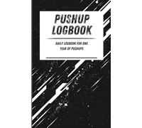 Pushup Logbook: Daily logbook for one year of pushups. Black galaxy pattern. 110-page calisthenics exercise logbook. 5 x 8 in.