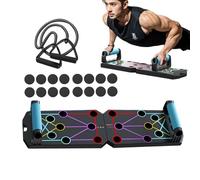 Pushup Training Board, Chest Workout Equipment, Multifunctional Exercise, Foldable Space-Saving Design, Portable Handle Grips, Perfect for Home Fitness, Gym Training