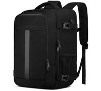 PUSLOM Mochila Viaje Cabina Avion 40x20x25 para Ryanair 20L Mochila Cabina Equipaje de Mano Bolsa de Viaje Mochila Ordenador Portatil 14 Pulgadas con Puerto USB para Mujer Hombre, Negro