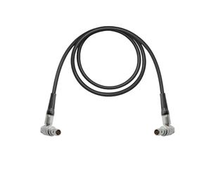 PUSOKEI 0B Cable de Alimentación de ángulo Recto Macho a Macho de 2 Pines, Compatible con TeradekBond, ARRIAlexa, ZCAM E2, RS2/RS3, TiltaFloat, Small HD (34,3 Pulgadas)