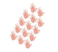 PUSOKEI 14 Piezas de Juguete de Dorado Falso, Mini Figuras Realistas de Dorado TPR, Simulado de 0,98 Pulgadas para Juegos de Carnaval, Proyecto Escolar, Decoraciones de Juguetes de Baño (Orange)