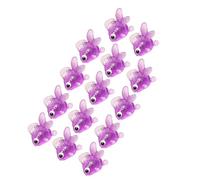PUSOKEI 14 Piezas de Juguete de Dorado Falso, Mini Figuras Realistas de Dorado TPR, Simulado de 0,98 Pulgadas para Juegos de Carnaval, Proyecto Escolar, Decoraciones de Juguetes de Baño (Purple)