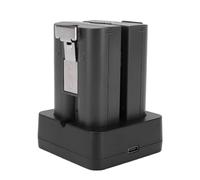 PUSOKEI 2 Baterías de Repuesto para Ring Doorbell, Baterías de Cámara Recargables de 6500 MAh con Estación de Carga para Ring Video Doorbell 1/2/3/3 Plus/4, Foco, Stick Up CAM