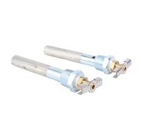 PUSOKEI 2 Juegos de Varilla de ánodo para Calentador de Agua RV, Repuesto de Varilla de ánodo de Aluminio y Magnesio de 4,5 X 1/2 NPT para Calentador de Agua Atwood