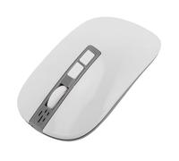 PUSOKEI 6 en 1 AI Smart Mouse, Entrada de Voz, Traducción en Tiempo Real, Transcripción, Resumen, Chatgpt de Soporte, Mouse Ergonómico y Recargable para la Oficina de Trabajo Remoto (White)