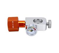 PUSOKEI Adaptador de Estación de Llenado de CO2 de Acero Inoxidable con | Kit de recarga de carbonatación, válvula de conexión rápida, recarga de cilindro para fabricante de refrescos caseros,