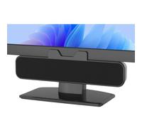 PUSOKEI Altavoz de Computadora para Monitor de PC de Escritorio, Altavoces Portátiles USB A/C con Sonido Fuerte, Se Sujeta Fácilmente Al Monitor, Mini Barra de Sonido Portátil de 10 W