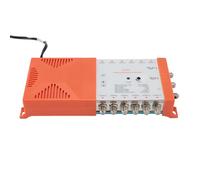 PUSOKEI Amplificador de Distribución de 12 Canales, bajo Nivel de Ruido Inferior a 4 DB con Filtro 4G LTE y 1 Entrada 12 Salidas, para Conectar Varios Televisores y (Enchufe Europeo 220-240V)