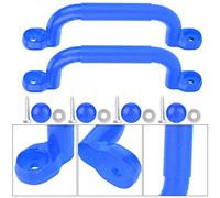 PUSOKEI Antideslizante para Patio de Juegos |Agarre de Columpio de Seguridad de Plástico para Niños (Blue)
