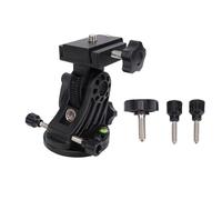 PUSOKEI Asiento de Ajuste de Latitud, Montaje del Telescopio de Aleación de Aluminio con Perilla de Ajuste Fino para el Observador del Cielo y el Campo Estrella, Compatible con una Base de (Black)