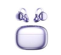 PUSOKEI Auriculares con Clip, Auriculares Inalámbricos Bluetooth 6.0 con Micrófono, IPX5 Resistente Al Agua, Baja Latencia, Control Táctil Inteligente