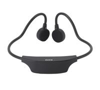 PUSOKEI Auriculares de Conducción ósea IPX8 |Auriculares Incorporados MP3 16GB Bluetooth 5.3 para Nadar, Correr, Andar en Bicicleta (Black)