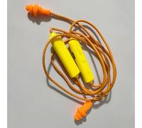 PUSOKEI Auriculares de Trabajo Bluetooth con Banda para el Cuello, IPX5 a Prueba de Agua, Auriculares Inalámbricos con Banda para el Cuello con Reducción de Ruido y Micrófono, 20 Horas de (Yellow)