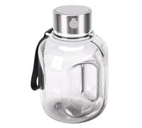 PUSOKEI Botella de Agua de Hidrógeno de Gran Capacidad de 1,8 L, Práctico Generador de Agua de Hidrógeno Recargable para una Rutina de Hidratación Precisa (SILVER)