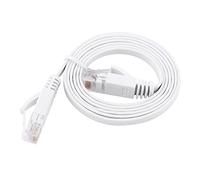 PUSOKEI Câble LAN Ethernet Gigabit Cat6, Câble Réseau RJ45, Câble de Raccordement Ethernet 600Mhz / S para Conmutador, Enrutador, Módem, Panneau de Brassage, PC (1M)