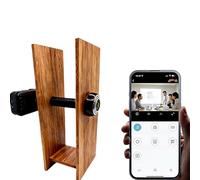 PUSOKEI Cámara de Mirilla de Puerta HD 1080P, Visor de Puerta Digital WiFi de 2MP con Lente Gran Angular de 150°, Detección de Movimiento, Audio Bidireccional, para Seguridad en el