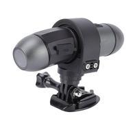 PUSOKEI Cámara para Casco de Moto de Bicicleta, Lente Dual 4K+1080P, Videocámara con Cámara de Vídeo para Bicicleta WiFi Gran Angular de 170°, Resistente Al Agua IP66 para Ciclismo Al