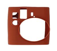 PUSOKEI Camina de la Cámara para Mini 41, Cubierta de Caja Protectora Completa de Silicona de Piel Suave, Cubierta de Cámara Instantánea Mini 41, Concha Suave y Lavable, Peso Ligero y (Brown)