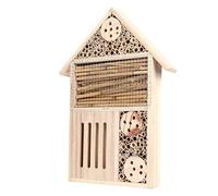 PUSOKEI Casa de Insectos de Madera |Refugio de Caja Nido de Abejas de Jardín para Decoración Al Aire Libre (Escribe un)