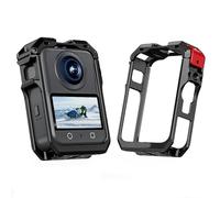 PUSOKEI Case de Metal para DJIOsmo 360, Jaula de Cámara de Aluminio con Montaje de Expansión Múltiple, Marco Protector de Bloqueo con Seguridad con Tapa de Lente (Black)