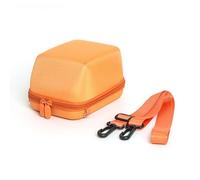 PUSOKEI Caso para PolaroidGo/Now/Now+/Onestep 2 Cámara Instantánea, Cubierta de Protección Dura Carrying Bolsa de Almacenamiento con Bolsillo Ajustable y Malla de Malla (Orange)
