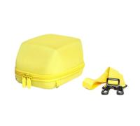 PUSOKEI Caso para PolaroidGo/Now/Now+/Onestep 2 Cámara Instantánea, Cubierta de Protección Dura Carrying Bolsa de Almacenamiento con Bolsillo Ajustable y Malla de Malla (Yellow)