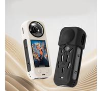 PUSOKEI Caso Protectora de Silicona, Cubierta Antideslizante Que Absorbe el Choque Suave para 360 X5, con Abertura de Llave 1: 1 para el Acceso a la Lente, sin Huellas Dactilares (Black)