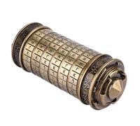 PUSOKEI Code Cryptex Lock Interesante Creativo Regalos de cumpleaños Soporte de Anillo Regalo romántico Material de Metal