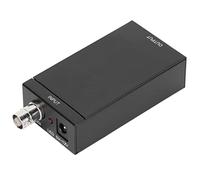 PUSOKEI Convertidor de Interfaz Multimedia 3G SDI a HD, Adaptador de Vídeo de Metal con Soporte de de 8 Canales y Salida Full HD 1920x1080P, para Oficina de Cine en Casa (Enchufe de la UE)