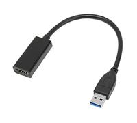 PUSOKEI Convertidor de Interfaz Multimedia Portátil USB3.0 a HD Rendimiento Estable Adaptador de Video 1080P 60 HZ para 7 8 10 PC para Videoconferencias Negro
