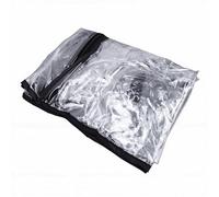 PUSOKEI Cubierta para Carrito de Camping, Cubierta Universal para Lluvia de PVC, Resistente Al Agua, Antipolvo a Prueba de Viento, para Lluvia para Carrito con Acceso con Cremallera para Acampar Al