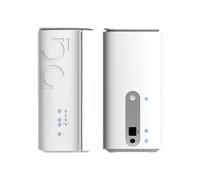 PUSOKEI Enrutador CPE 5G con Ranura de Tarjeta SIM, 2.4G 5.8G Banda Dual WiFi 6 Enrutador Inalámbrico Alta Velocidad para NR NSA SA 5G Cellular Network (Enchufe de la UE)