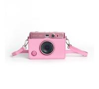 PUSOKEI Estuche Protectora para Mini Camera EVO, Bolsa de Cuero PU Vintage con Correa para Hombro Extraíbles