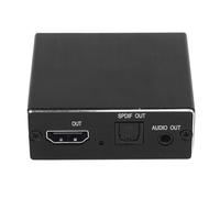 PUSOKEI Extractor de Audio HDMI, 4K 30 Hz HDMI a Convertidor Divisor de Adaptador de Audio AUX óptico de 3,5 Mm, para TV, PC, de Sonido, Parlantes, Amplificador, Auriculares