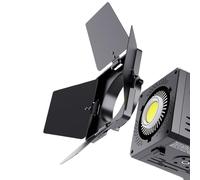 PUSOKEI Flusco de Luz de Cuatro Hojas para Luces de Video Ulanzi, Aluminio de Aluminio Puerta de Granero LED de Video para Mini Soporte de Bowens, Control Reflectante Ajustable para la