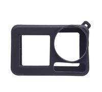 PUSOKEI Funda Protectora de Silicona Action 5 Pro con Correa Protectora de Lente para Entusiastas de la Fotografía Deportiva (Black)