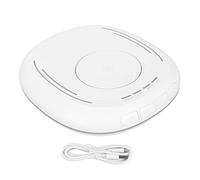 PUSOKEI Jiggler de Movimiento de Mouse Indetectable, Agitador de Mouse Mecánico Automático Silencioso de Sincronización Ajustable, Plug and Play con Pantalla LED, Mantiene la PC Activa (Blanco)