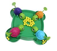 PUSOKEI Juguete de Juego Intenso y Hambriento para Niños, Juego Interactivo, Configuración Sencilla, 4 Jugadores, con 36 Guisantes, Fomenta Las Habilidades Sociales (108 Guisantes)