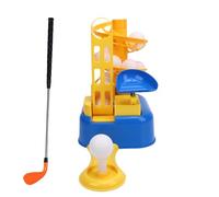 PUSOKEI Juguetes de Bola de Club Al Aire, Juego de Juego de Bola de Club Interior de Todoor, Bordes Redondeados, Diseño Modular de Plástico de Ensamblaje Fácil para el Patio (Blue)