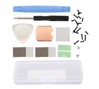 PUSOKEI Kit de Disipador de Calor M.2 para Portátil M.2 2230 NVME SSD Disipador de Calor de Cobre Pasta Térmica de Refrigeración Herramienta de Apertura de Cubierta Trasera