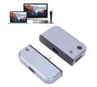 PUSOKEI Kit de Transmisor y Receptor HDMI Inalámbrico Tipo C Actualizado, 165 Pies/50 M, Entrada de Decodificación UHD 4K y Salida 1080P 60 Hz, 5G+2.4G Audio, Duplicación Inalámbrica