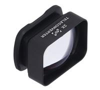 PUSOKEI Lente de Teleobjetivo 2X para Bolsillo 3, Lente de Convertidor HD de Aumento para la Cámara de Acción 3, Filtro de Lupa de Montaje Magnético, Recubrimiento HD