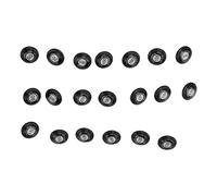 PUSOKEI Marcador de Distancia del Club, Marcador de Posición Eficiente de 20 -pcs -BS Clubball para Juegos (Black)