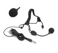 PUSOKEI Micrófono con Gancho para la Oreja con Conector de 6,35 MM Micrófono Dinámico para Auriculares con Cabeza Macho de 6,35/6,5 Mm para Instrumentos Musicales WH20TQG/guitarra/saxofón/batería